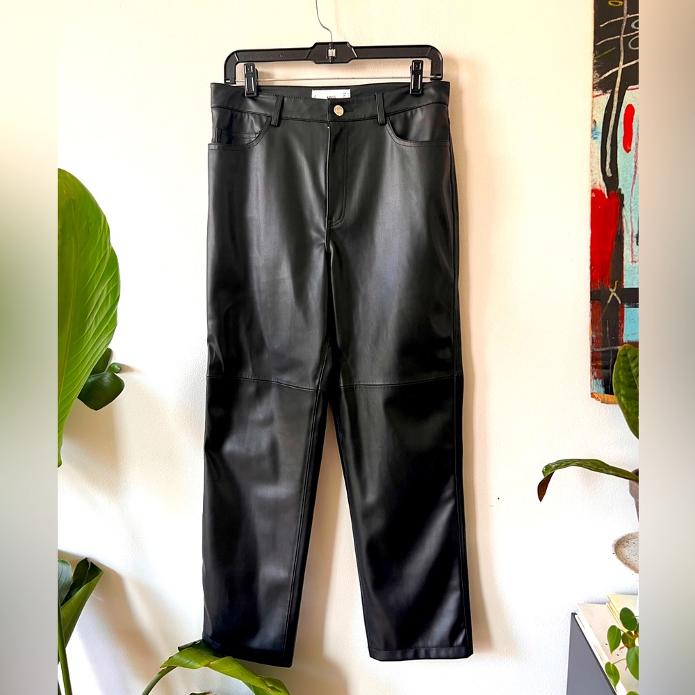 Mango Pleather Pants